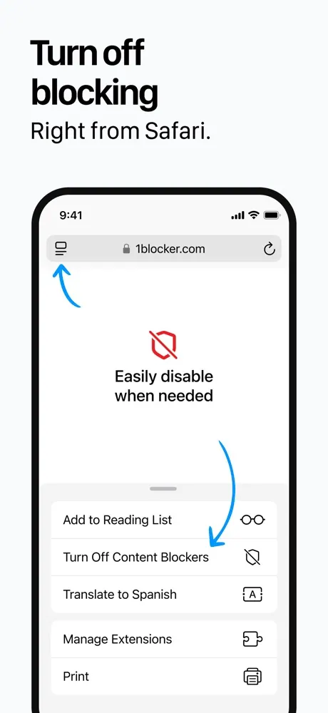 1Blocker screenshot 8