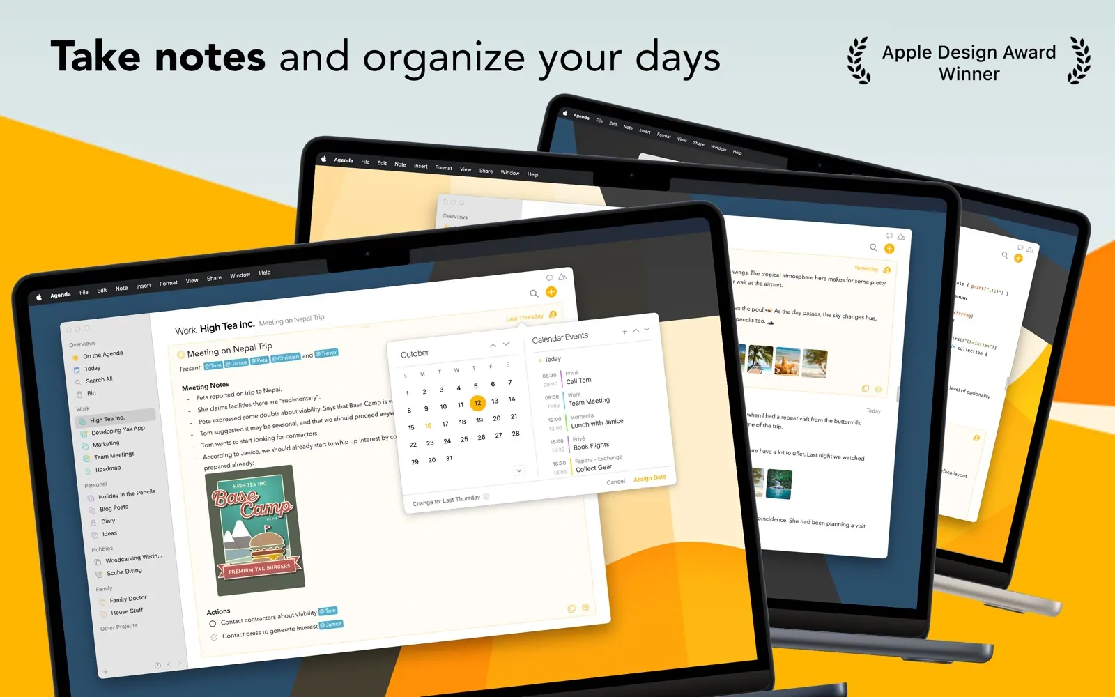 Agenda screenshot 1