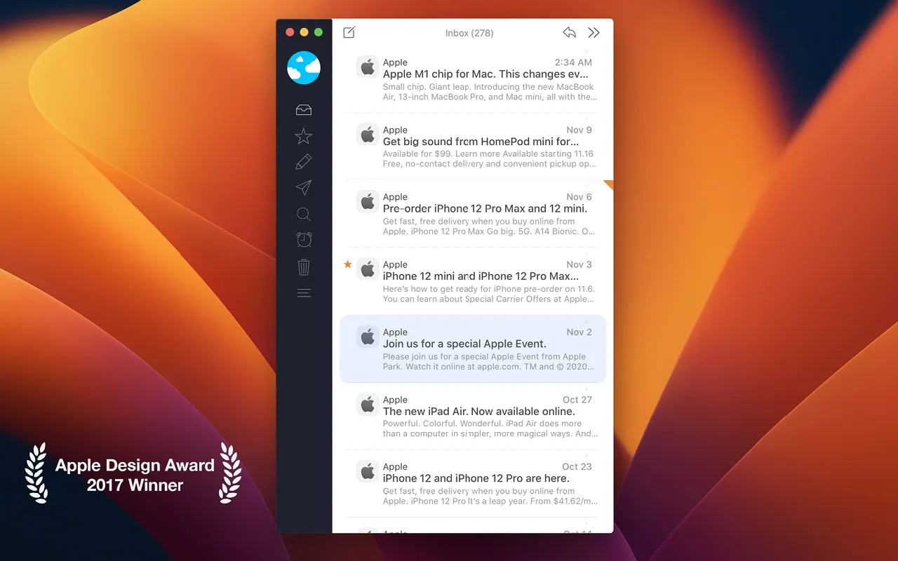 Airmail screenshot 2