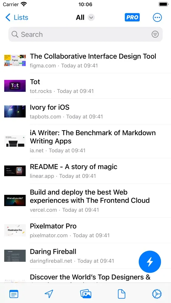 Anybox screenshot 2