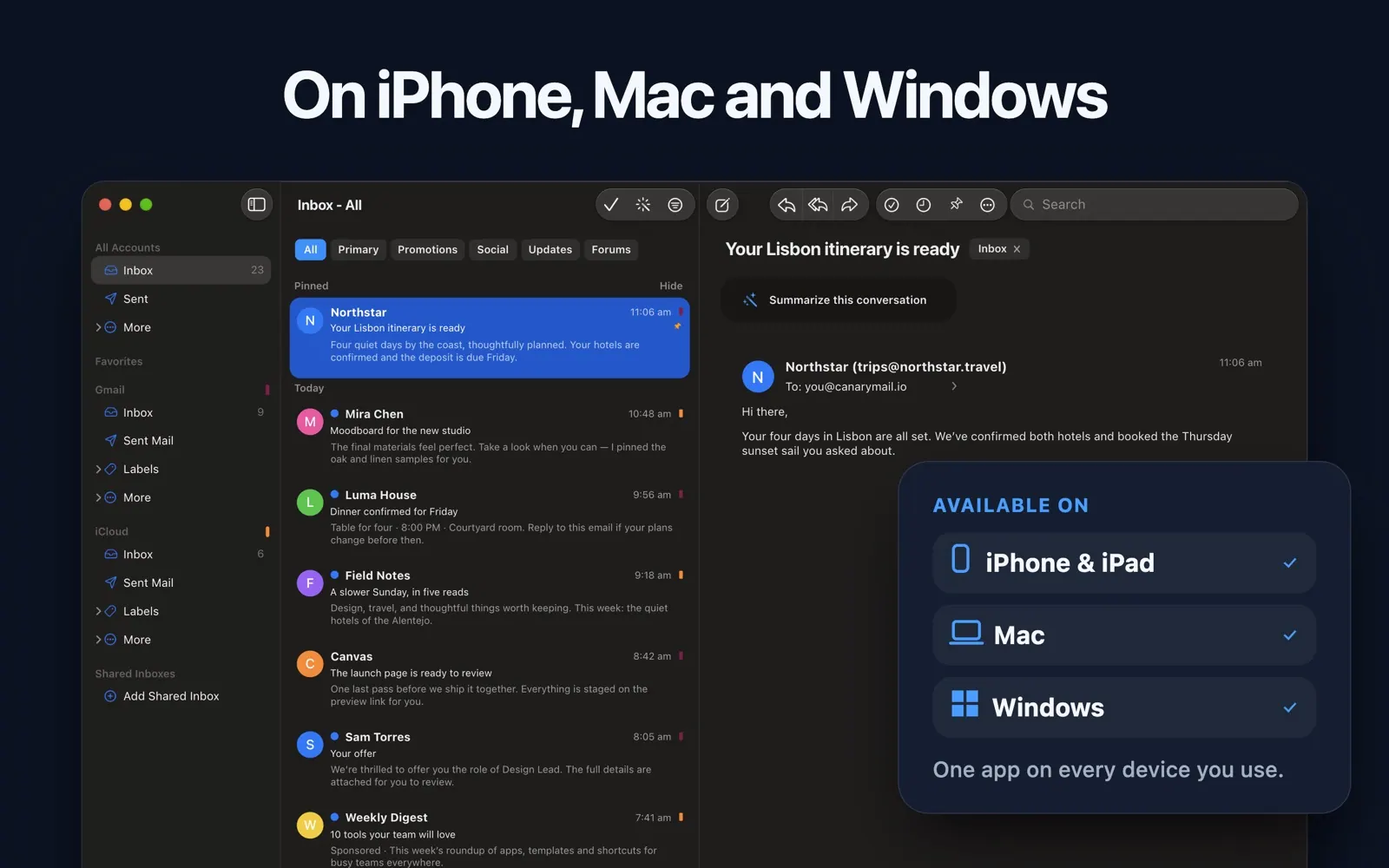 Canary Mail screenshot 4
