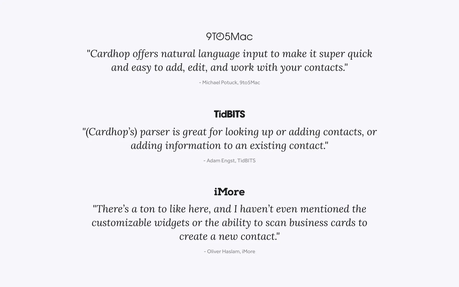 Cardhop screenshot 8