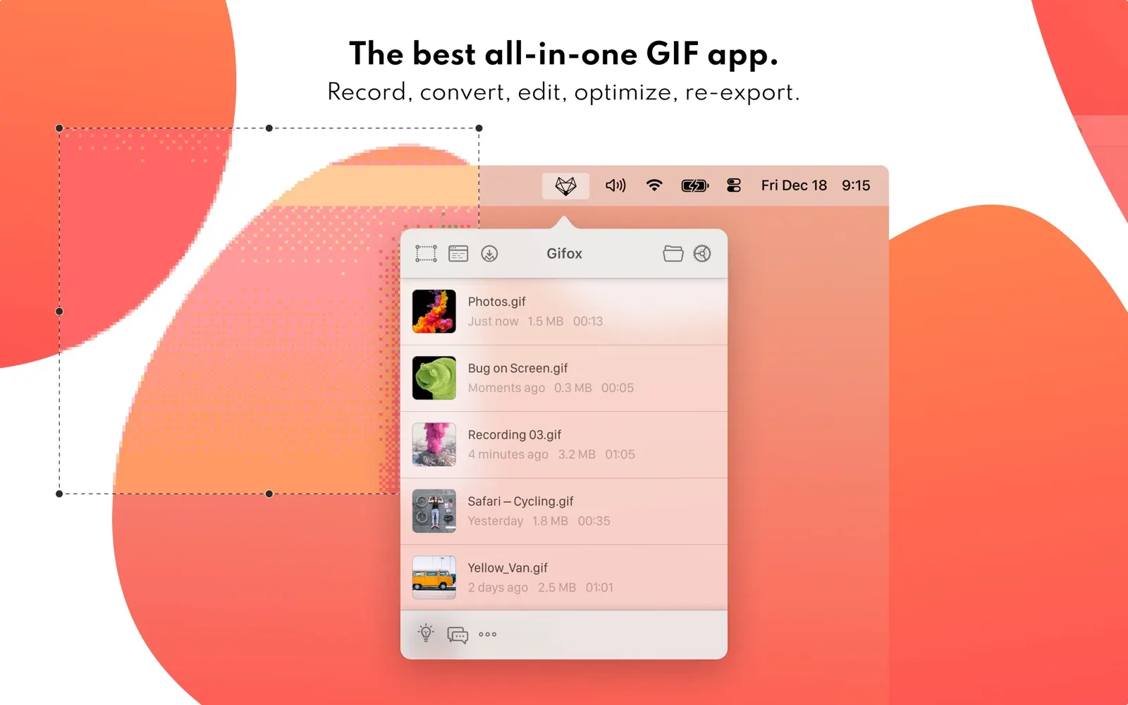 Screenshot of Gifox