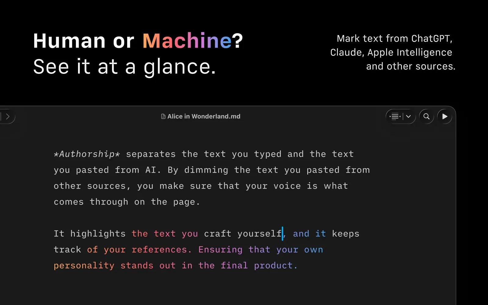 iA Writer screenshot 2