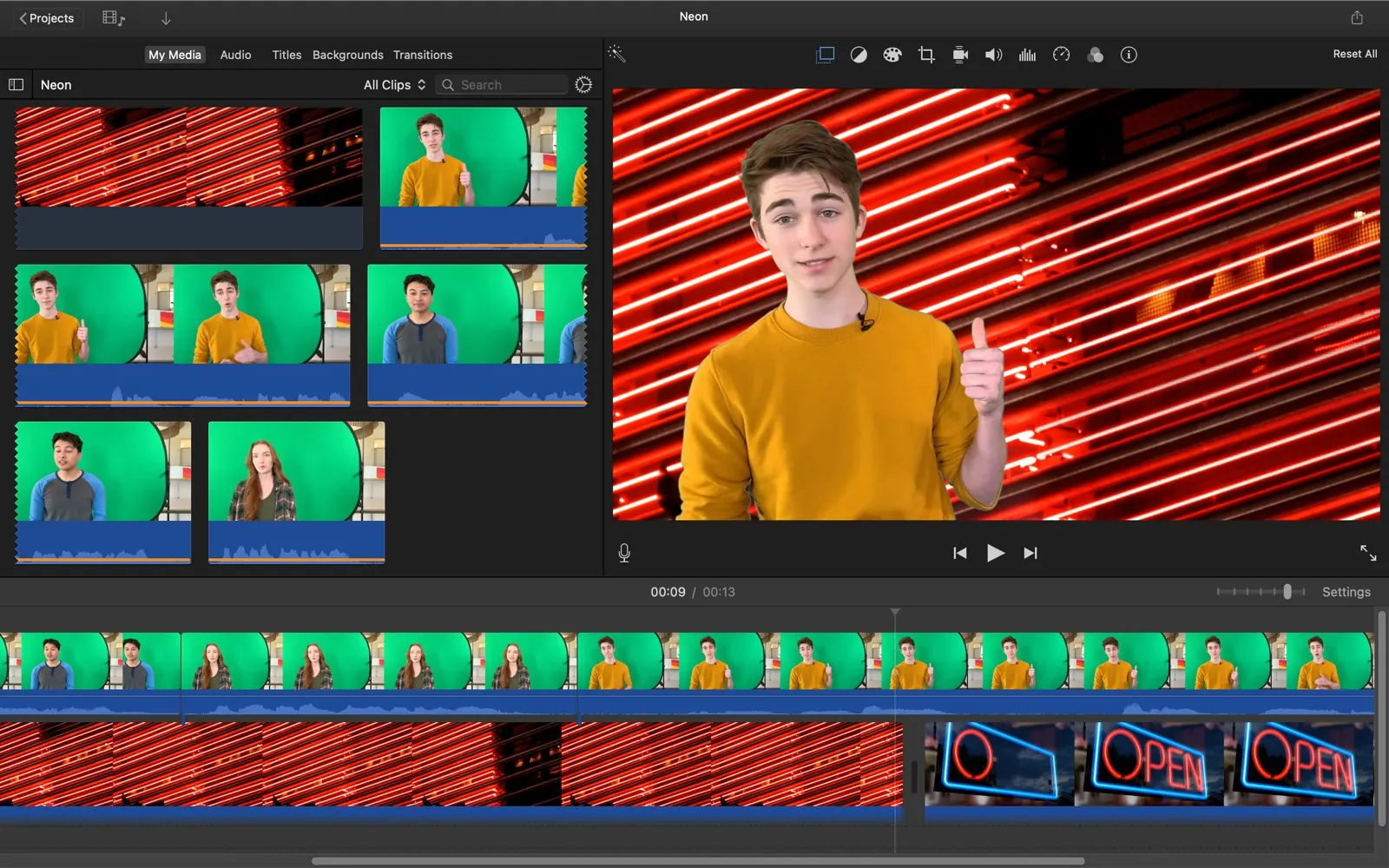 iMovie screenshot 4