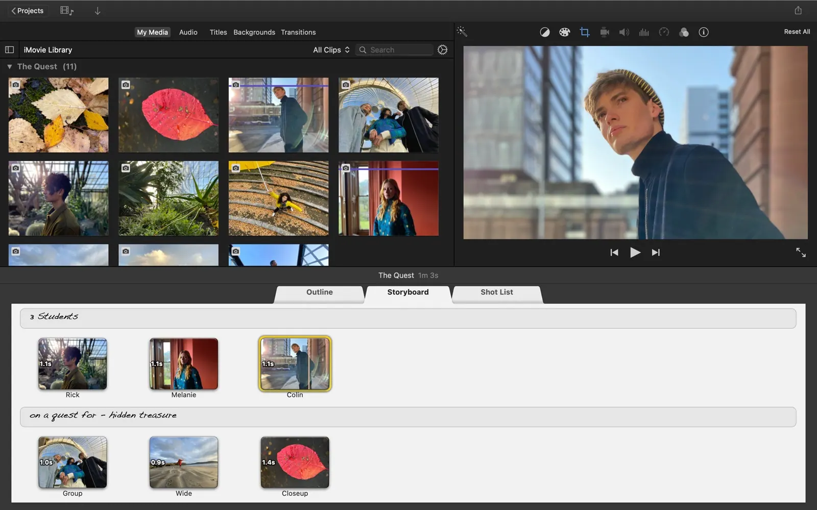 iMovie screenshot 5