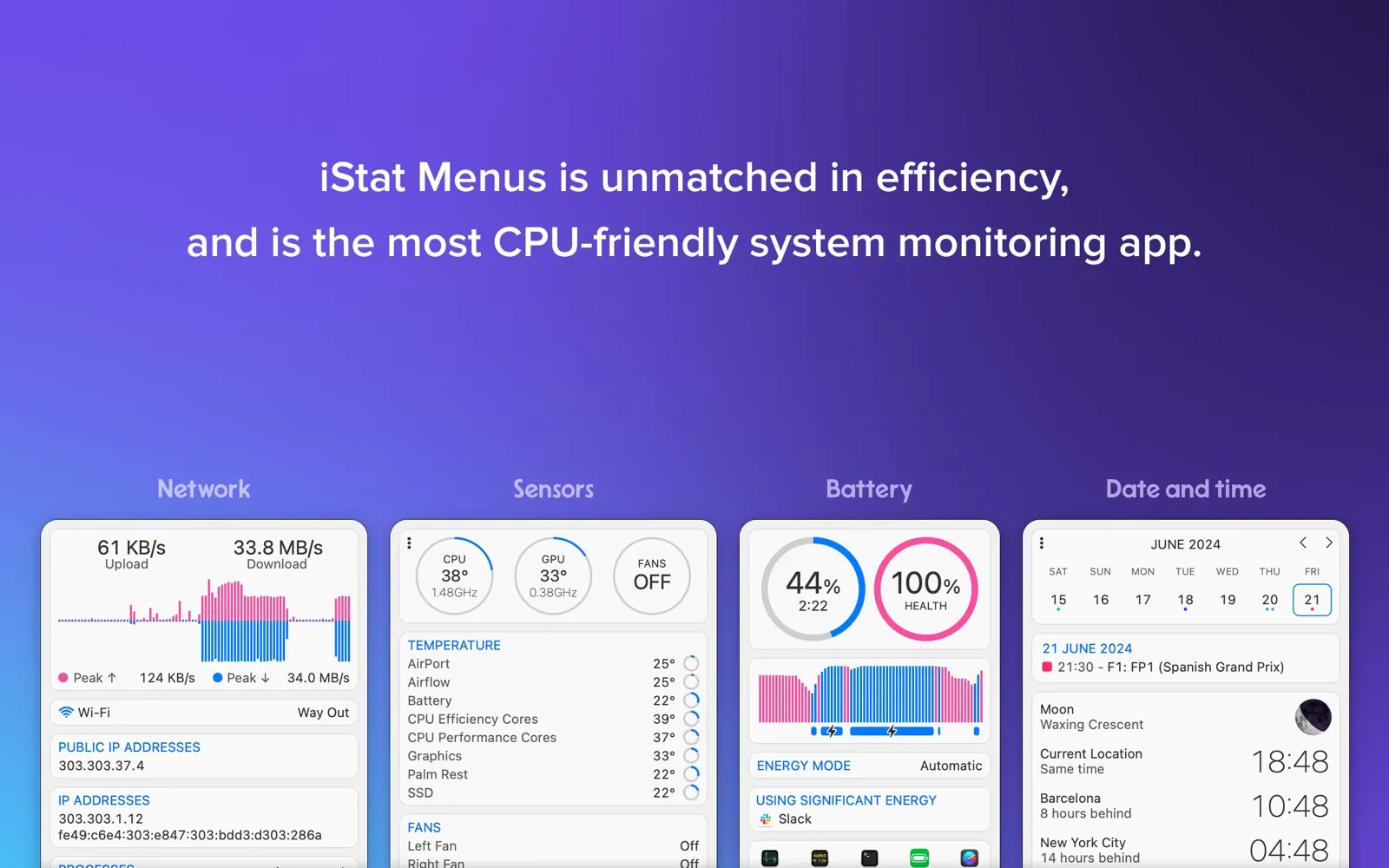 iStat Menus screenshot 3