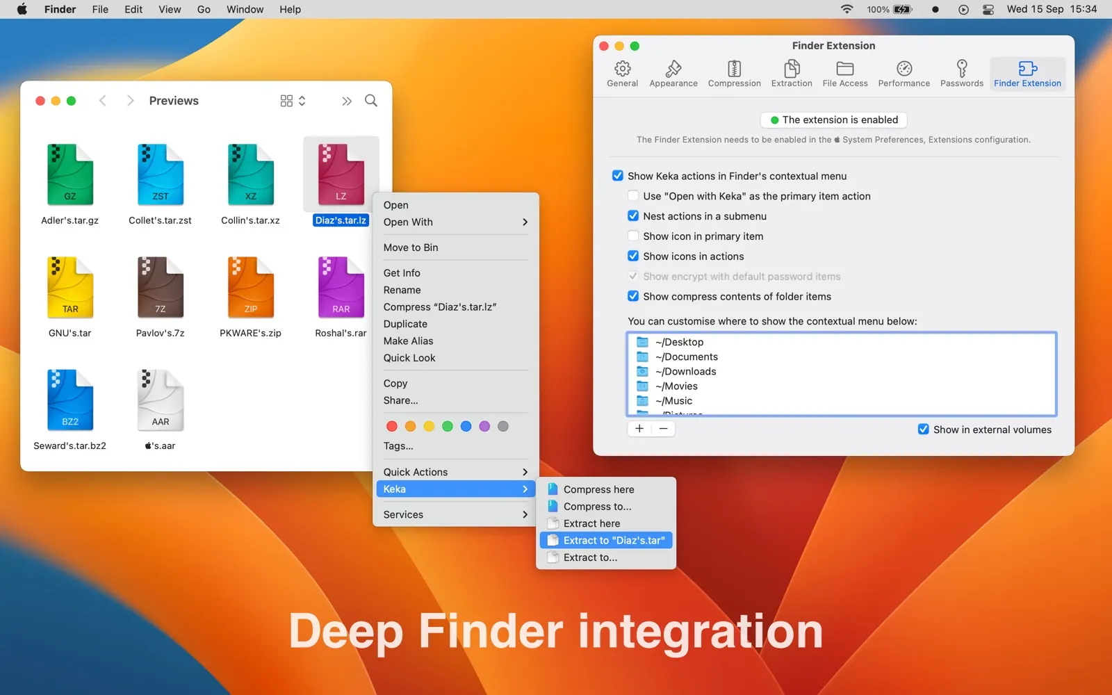 Keka screenshot 4