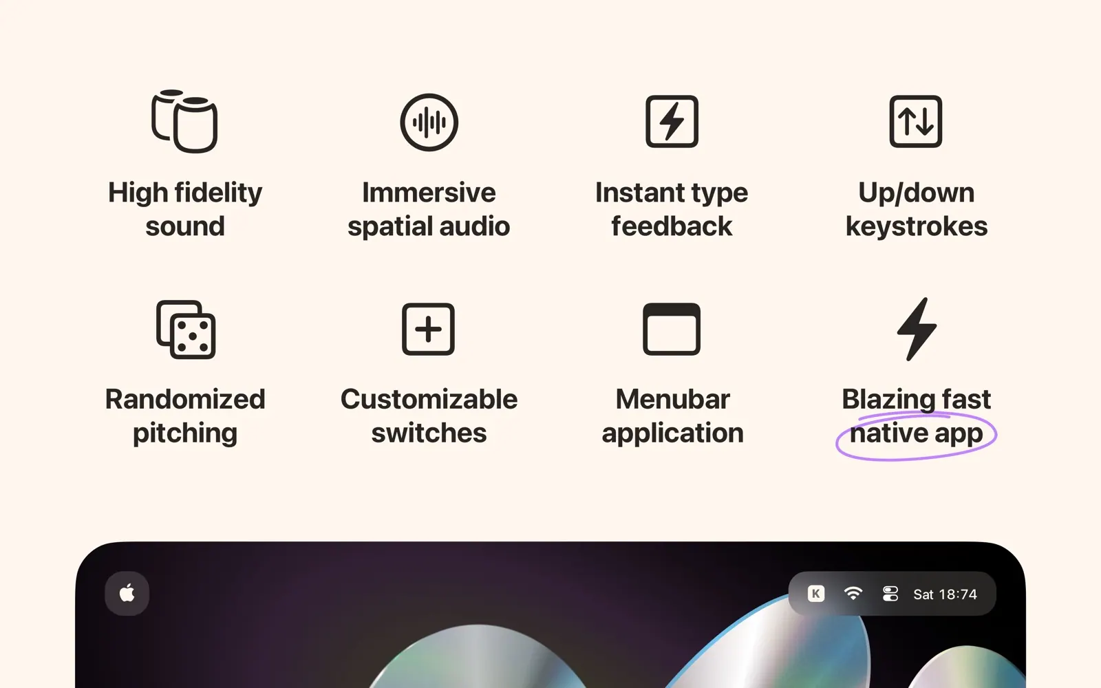 Klack screenshot 2