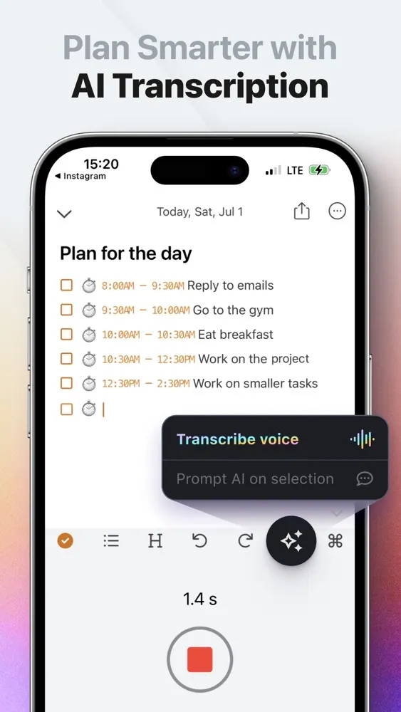 NotePlan screenshot 4