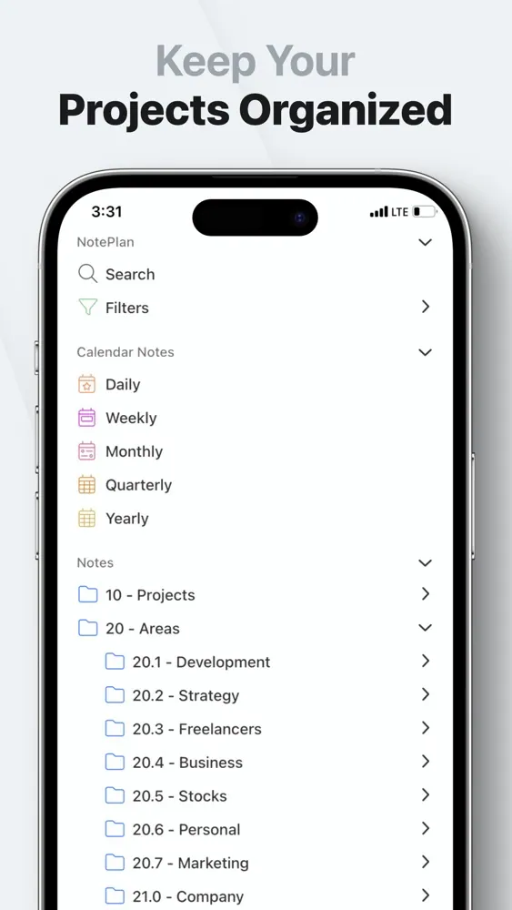 NotePlan screenshot 6
