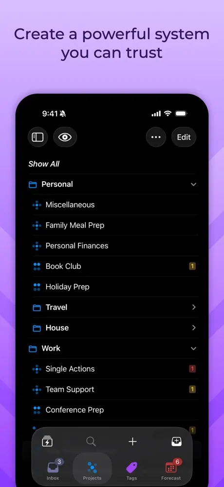 OmniFocus 4 screenshot 3