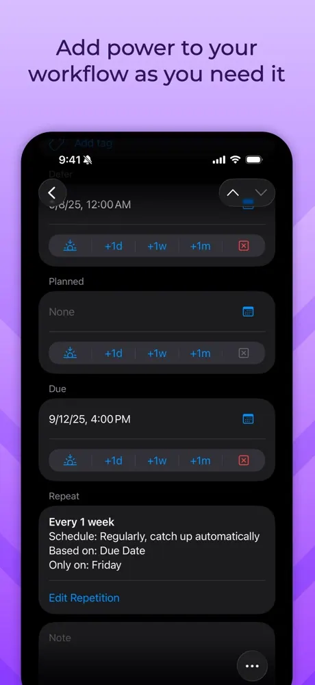 OmniFocus 4 screenshot 5