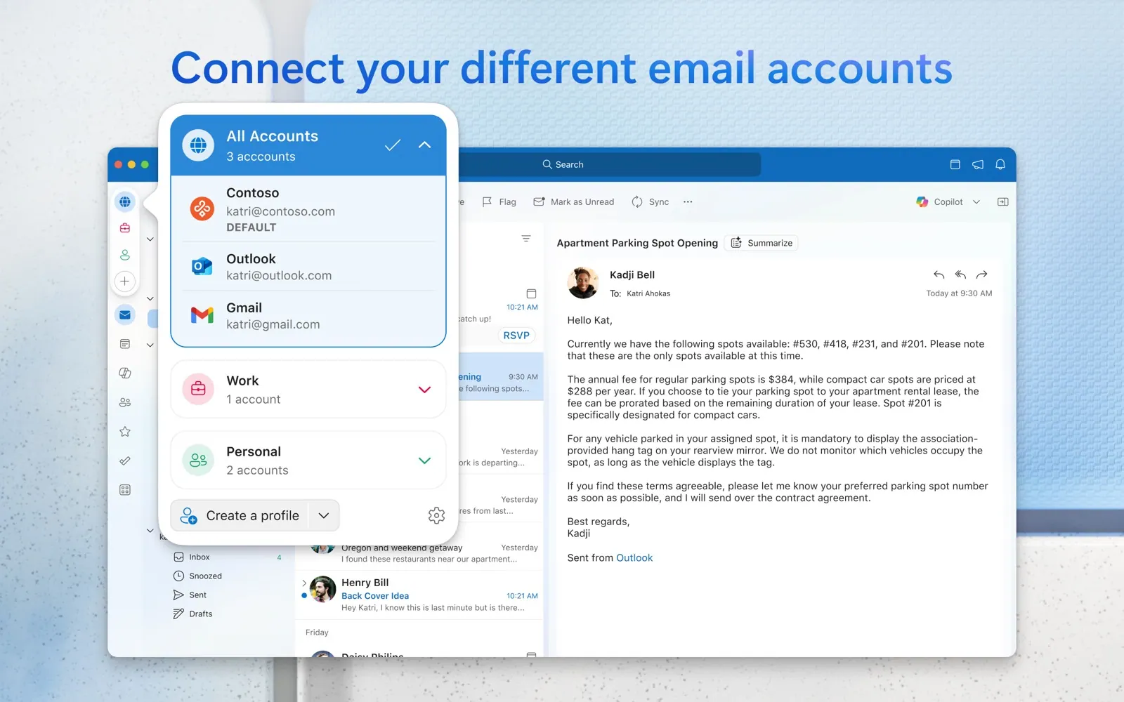 Microsoft Outlook screenshot 3