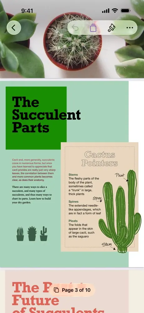 Pages screenshot 3