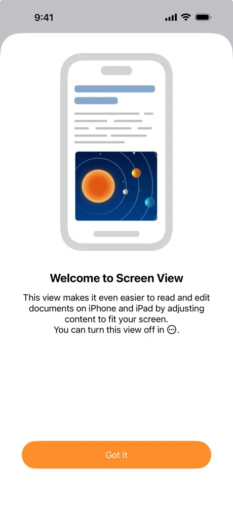 Pages screenshot 8