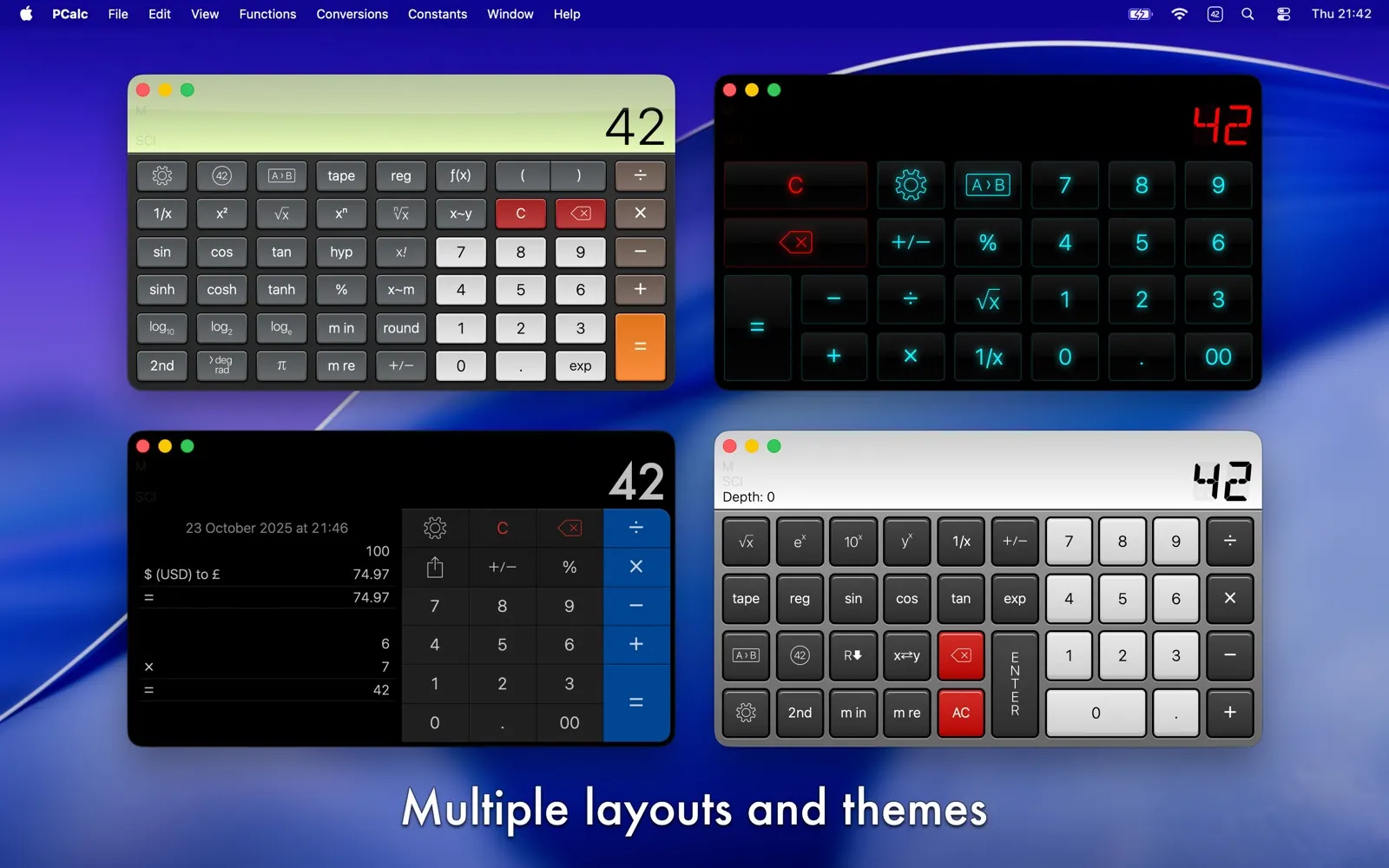 PCalc screenshot 2