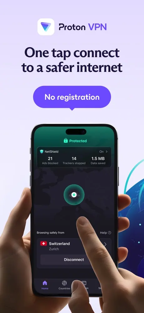 Proton VPN screenshot 1