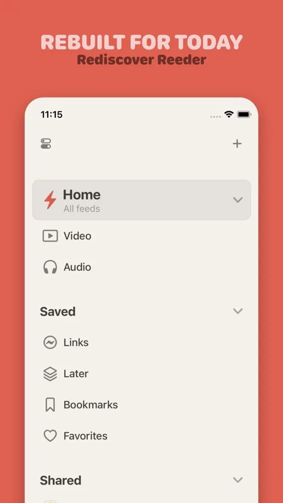 Reeder screenshot 1