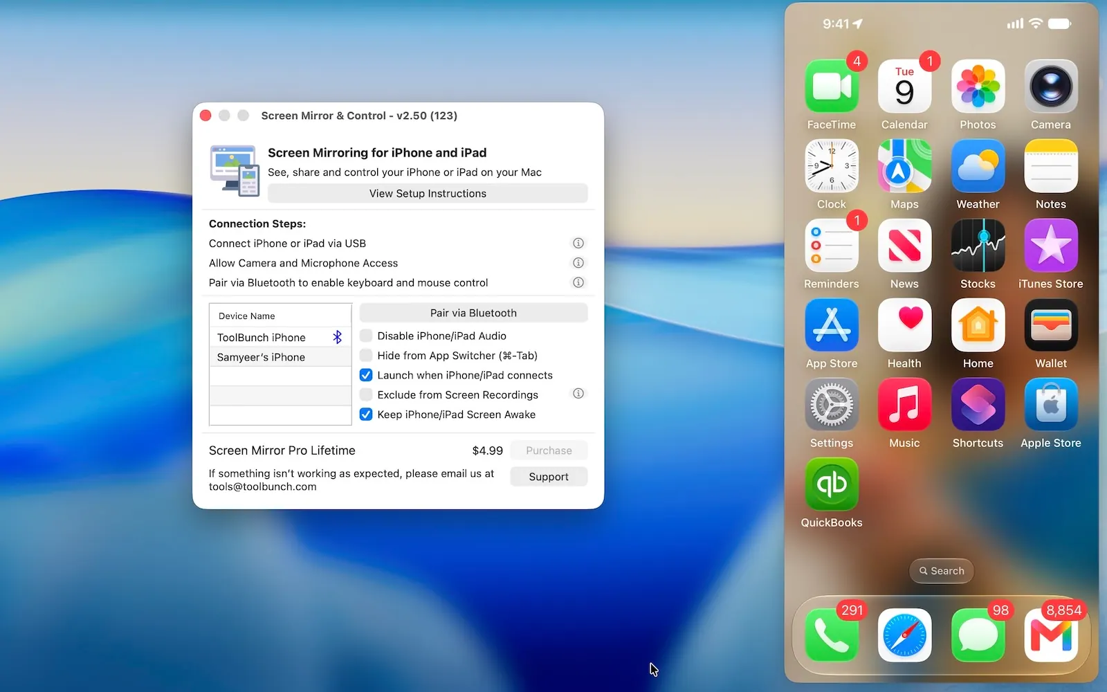 Screen Mirror and Control screenshot 1