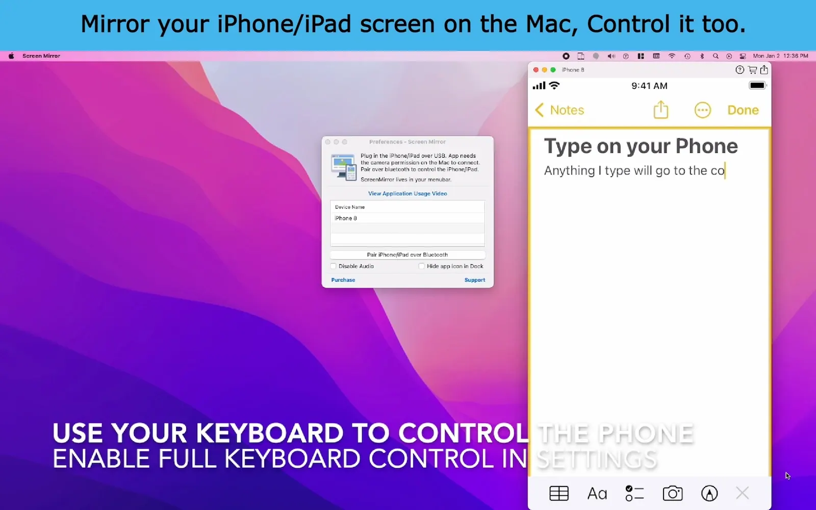 Screen Mirror and Control screenshot 2