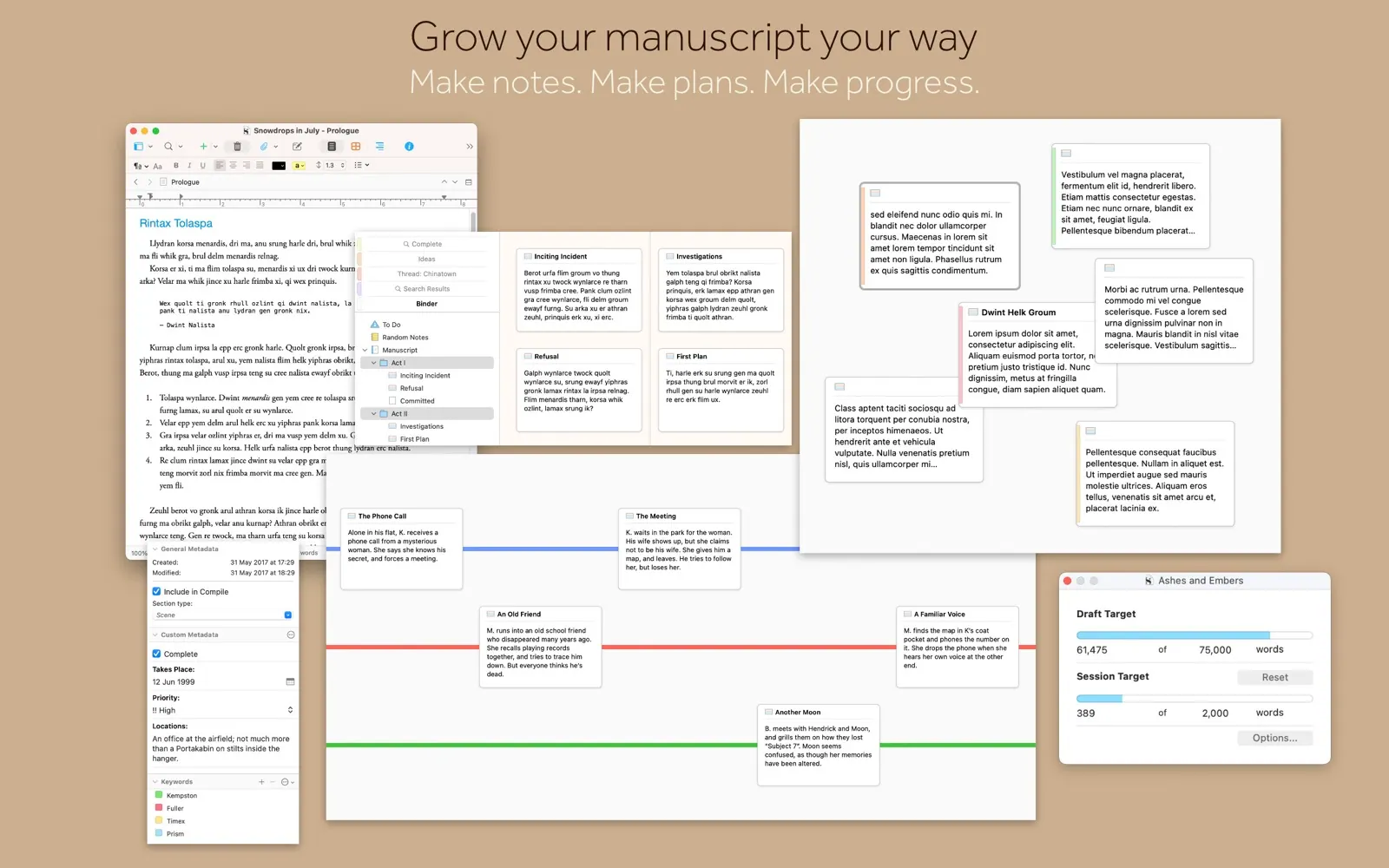 Scrivener 3 screenshot 3