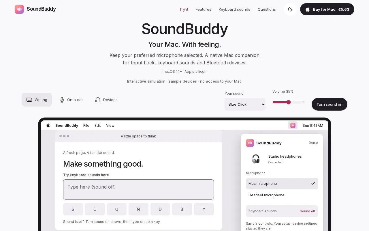 SoundBuddy screenshot 1