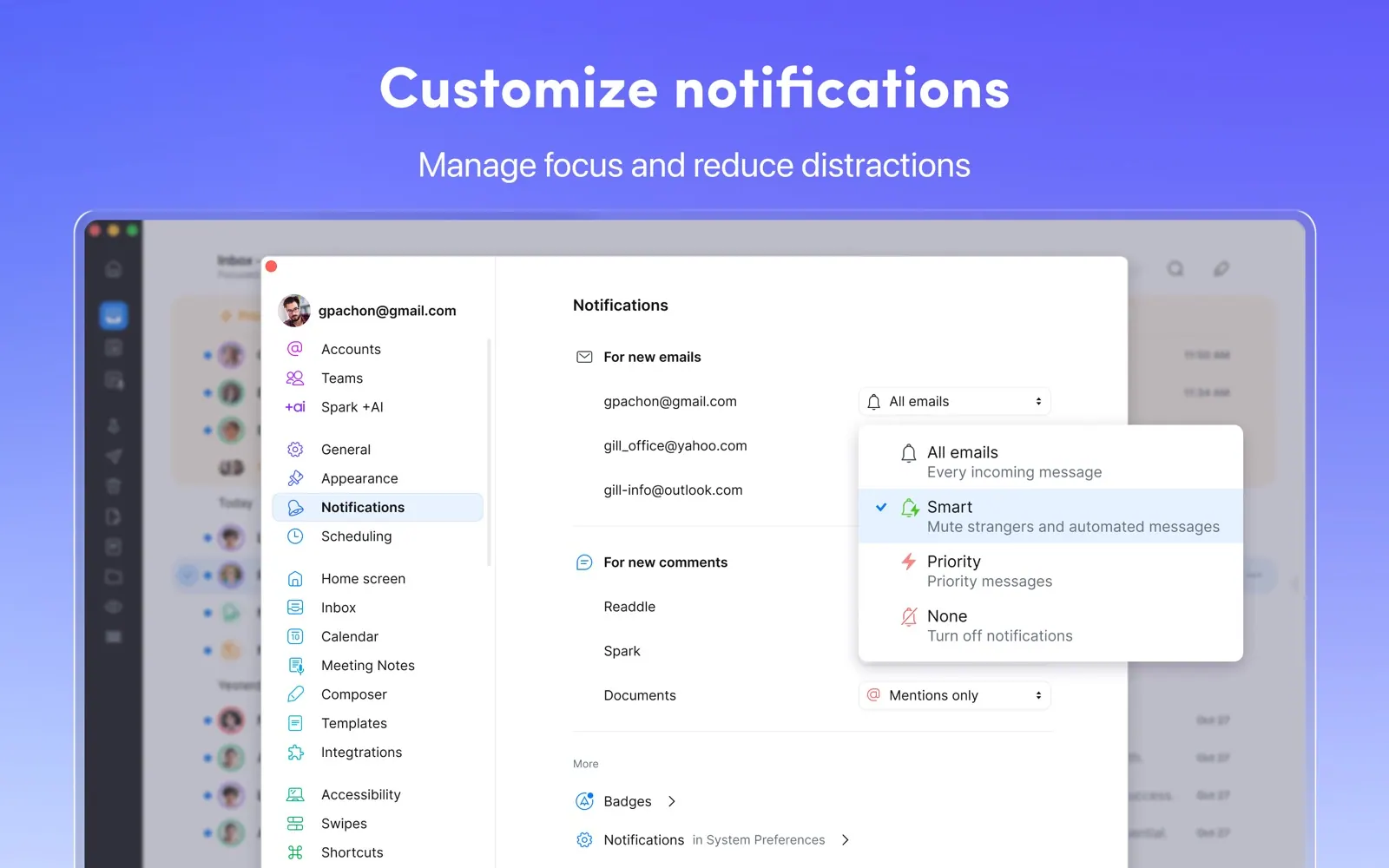 Spark Mail screenshot 4