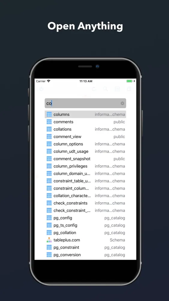 TablePlus screenshot 3