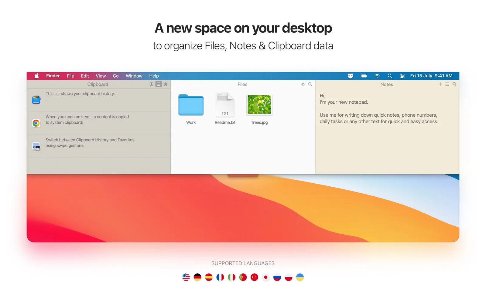 Screenshot of Unclutter